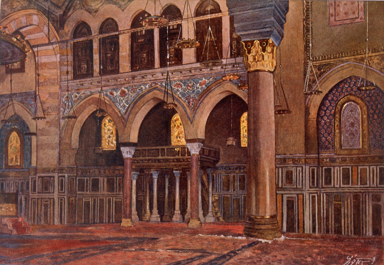Moskén i Al-Fath, pub. 1949. av Alhusain Fawzy