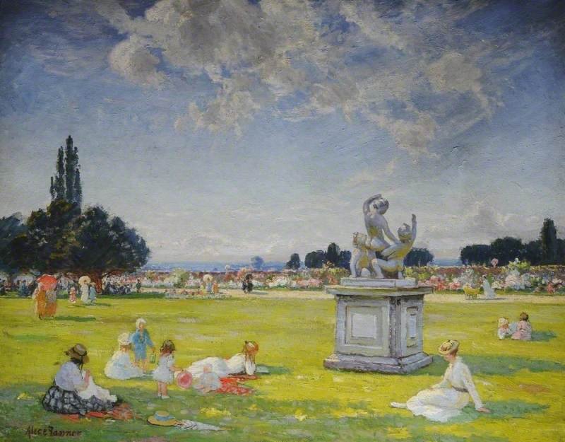 Summer at Hampton Court av Alice Maud Fanner