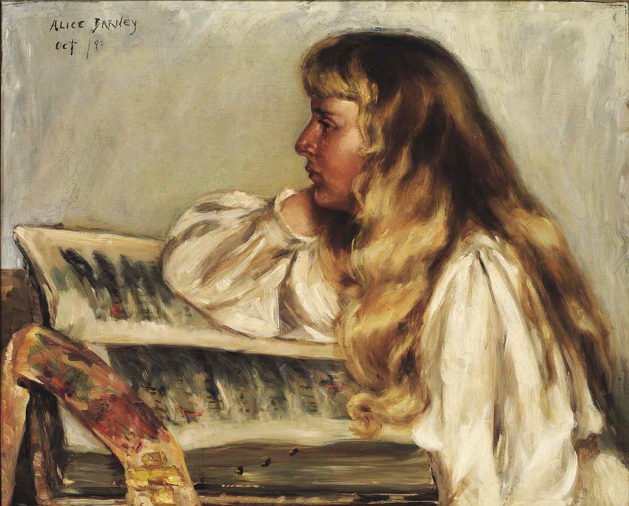 Natalie and Missa av Alice Pike Barney