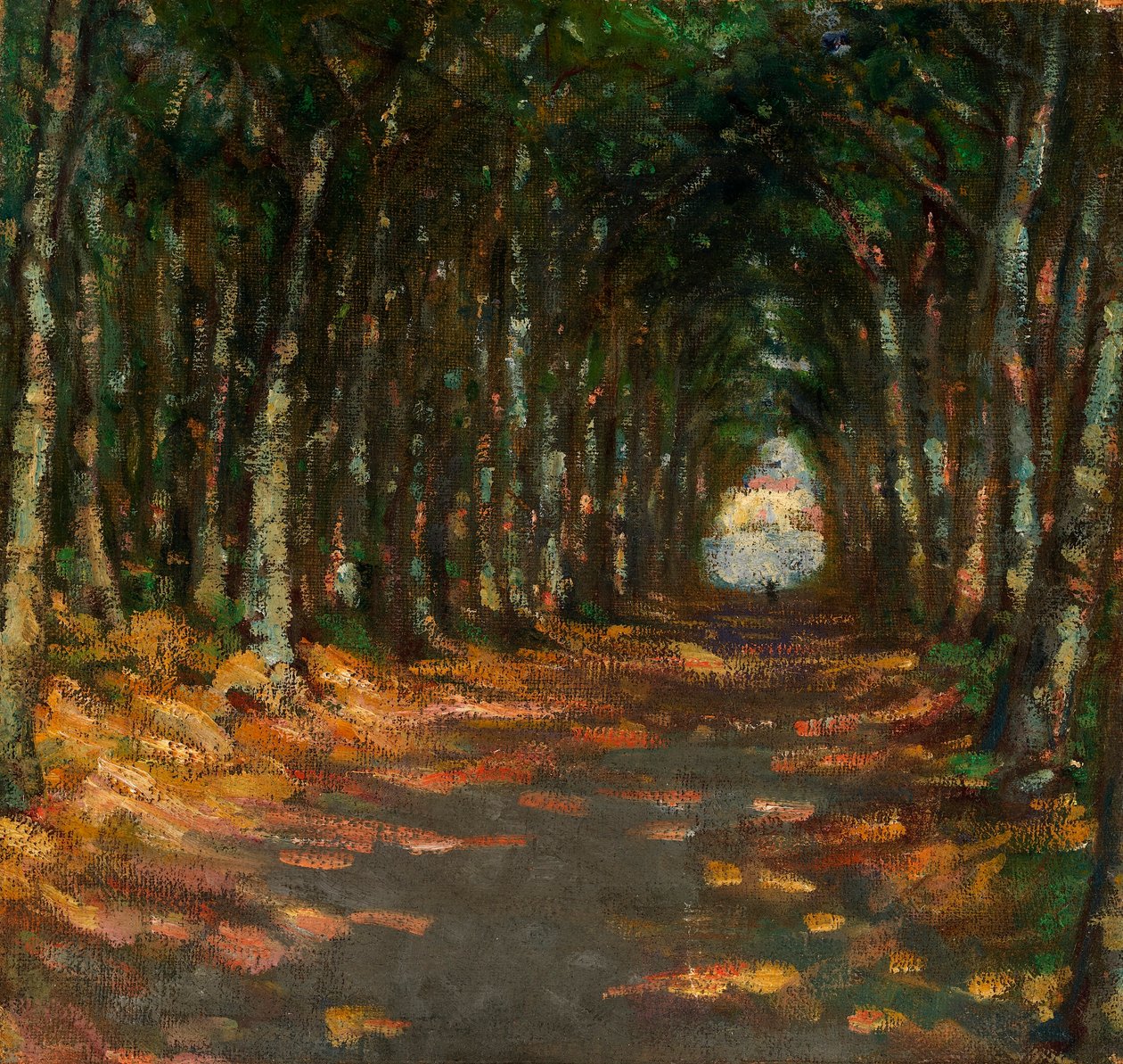 Allee dans le Parc av Alice Pike Barney