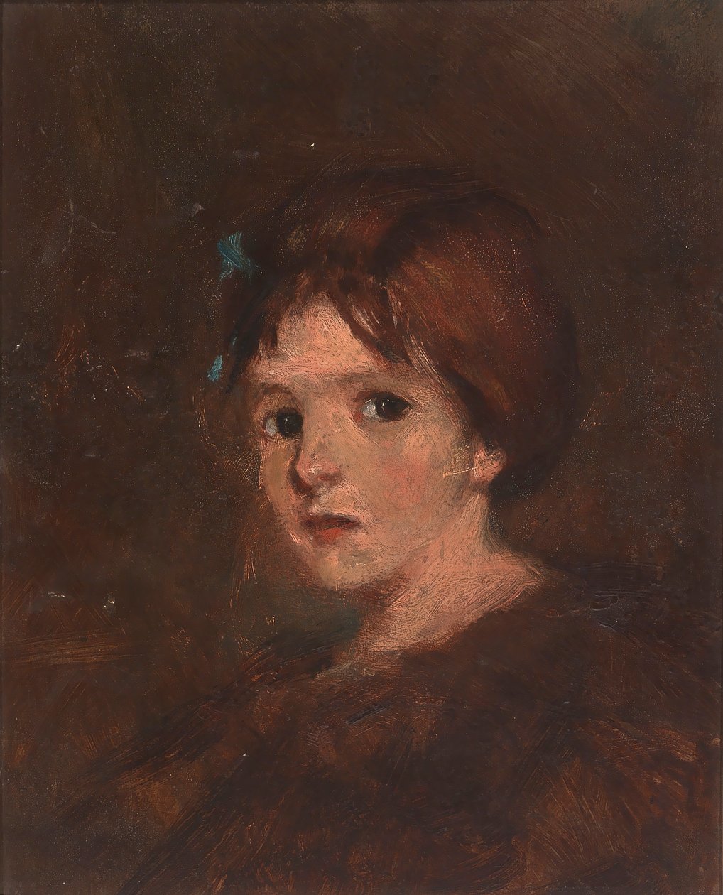 Barn i bruna färger av Alice Pike Barney