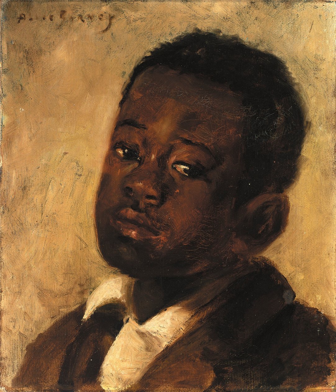 Huvudet av en negerpojke av Alice Pike Barney