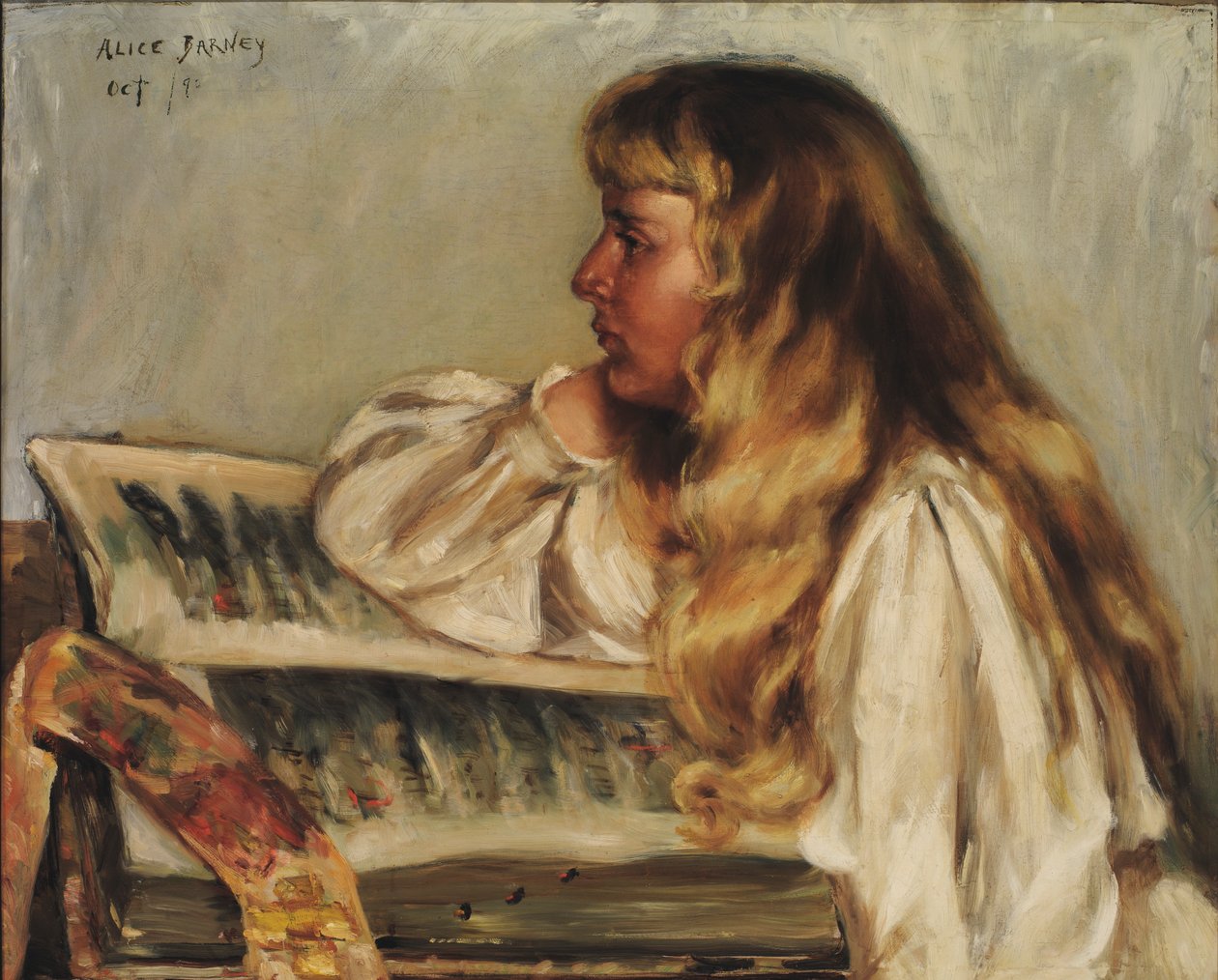 Natalie och Missal, 1890. av Alice Pike Barney