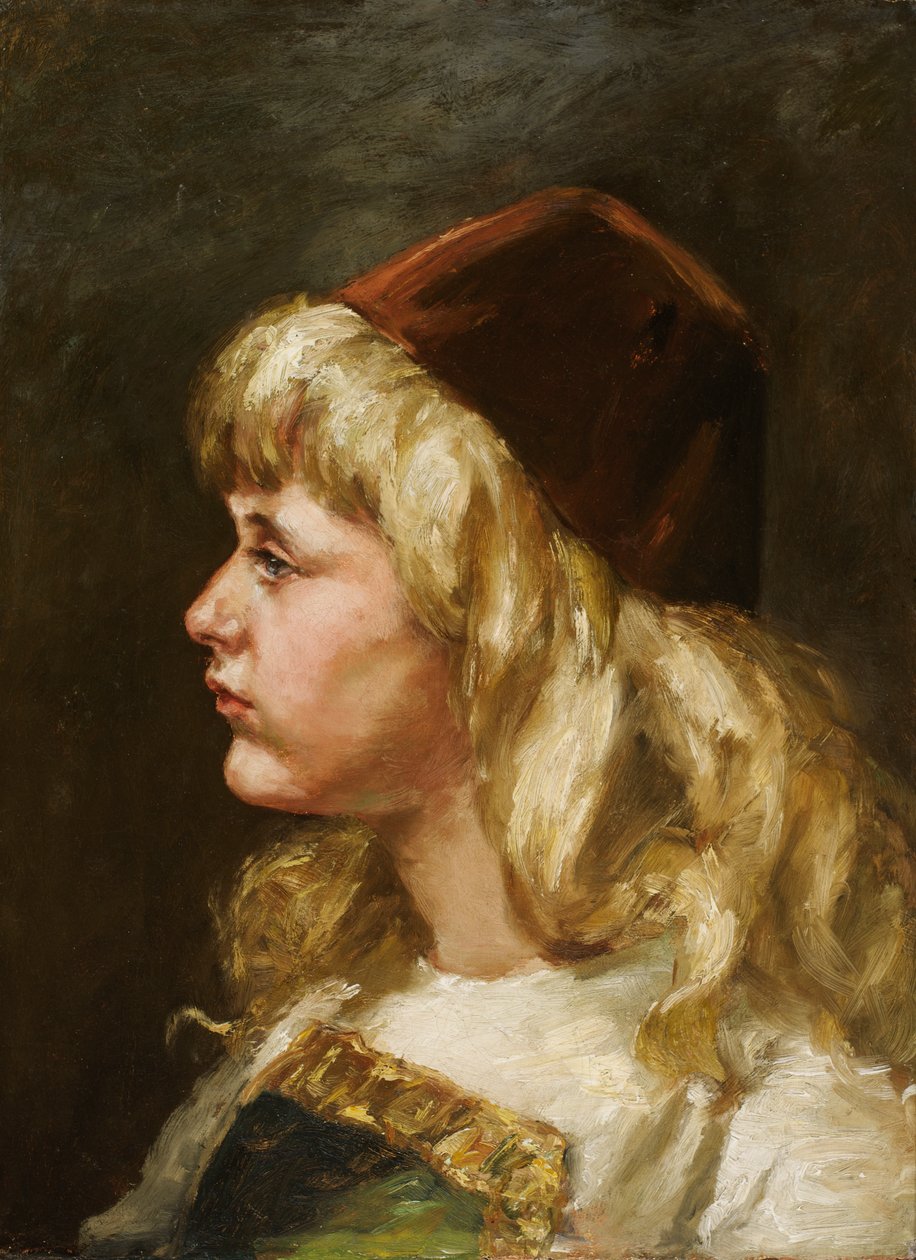 Natalie vid sjuan, 1883. av Alice Pike Barney