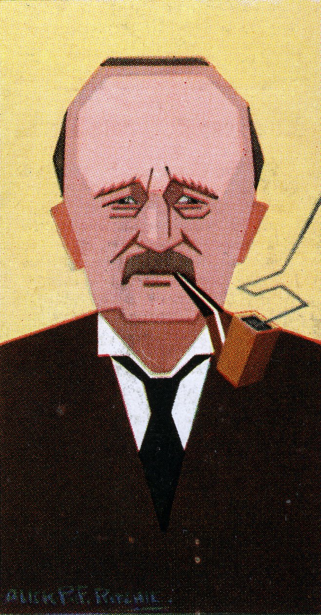 J.M. Barrie, 1926 9 colour litho) av Alick P. F. Ritchie