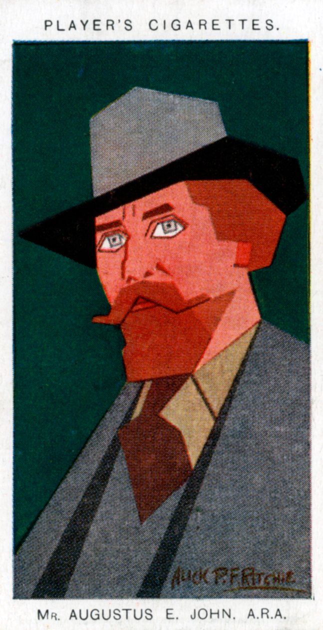 Augustus John, brittisk målare, 1926. av Alick P. F. Ritchie
