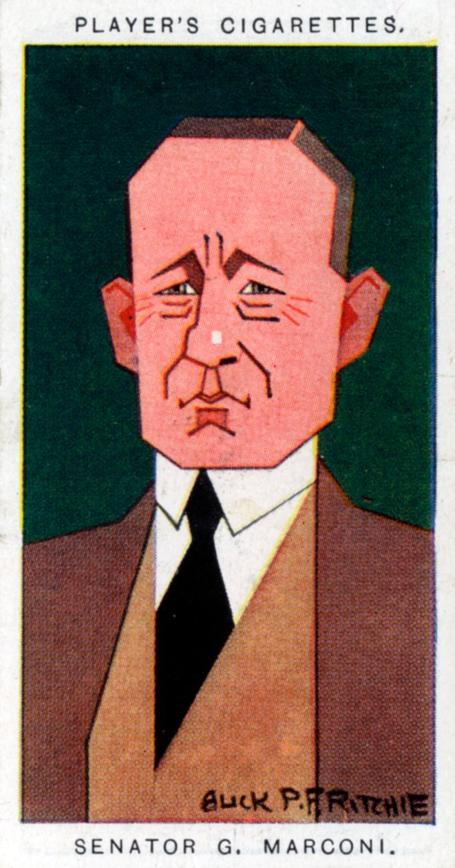 Guglielmo Marconi, italiensk uppfinnare, 1926. av Alick P. F. Ritchie