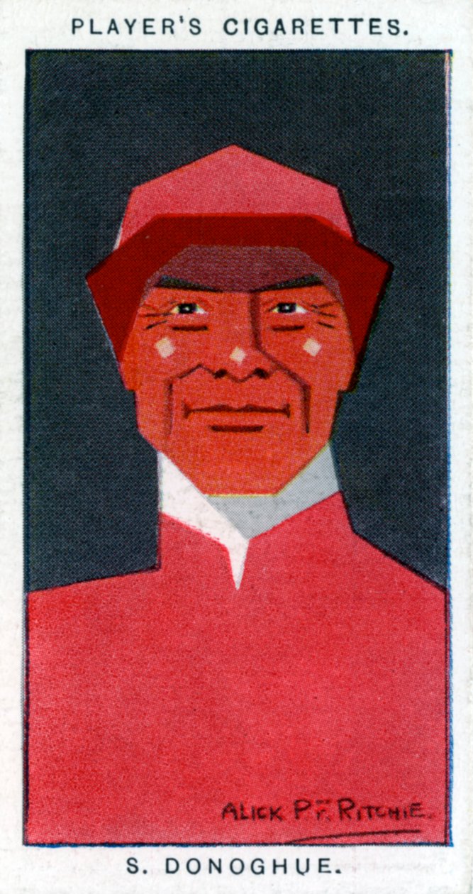 Stephen Donoghue, Jockey och tränare, 1926. av Alick P. F. Ritchie