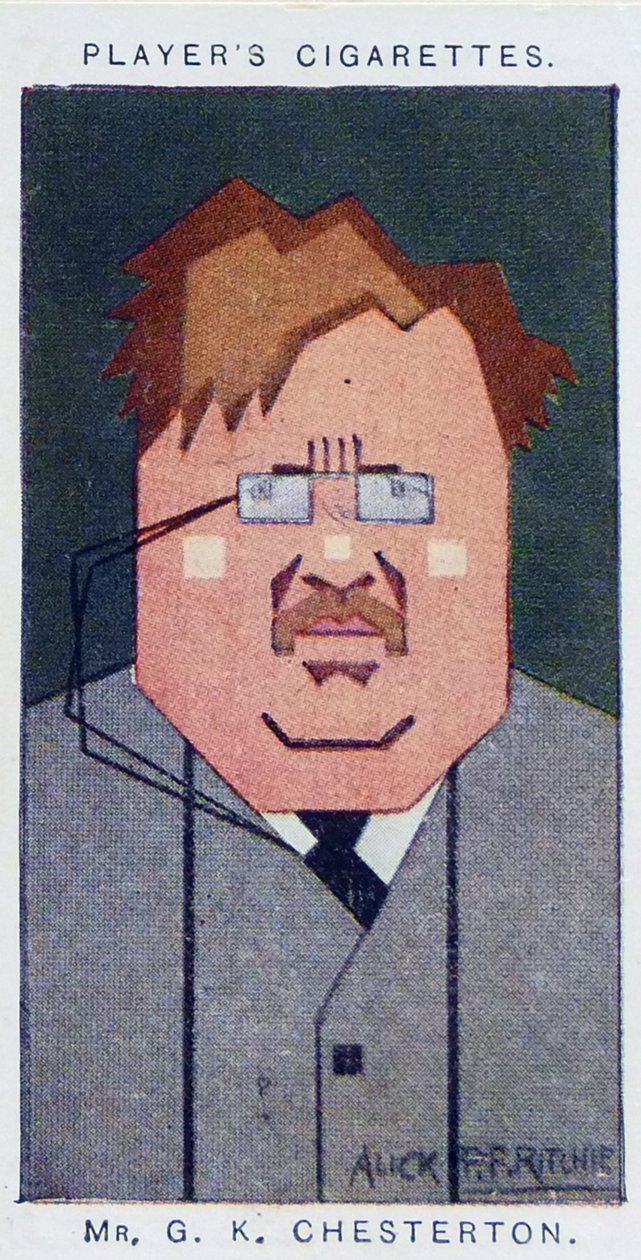 Gilbert Keith Chesterton av Alick Penrose Forbes Ritchie
