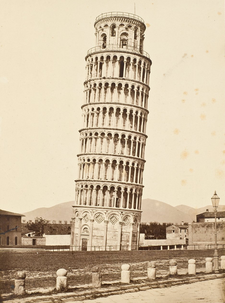 Campanile, Pisa (-4603) av Alinari Brothers