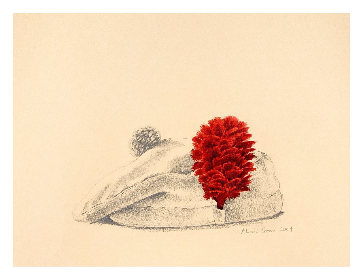 A Black Watch Red hackle, 2004 av Alison Cooper