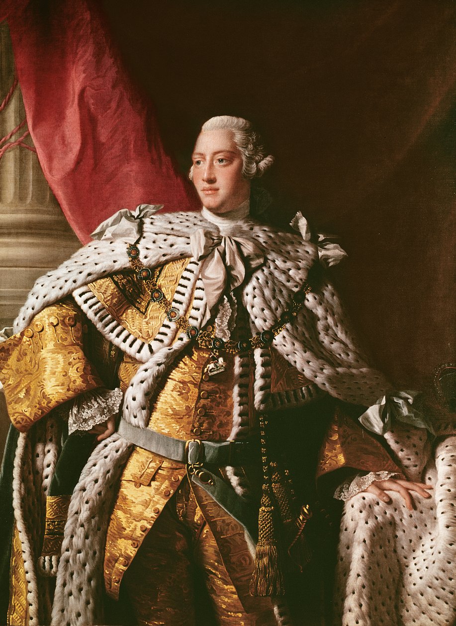 Kung Georg III, ca 1762-64 av Allan Ramsay