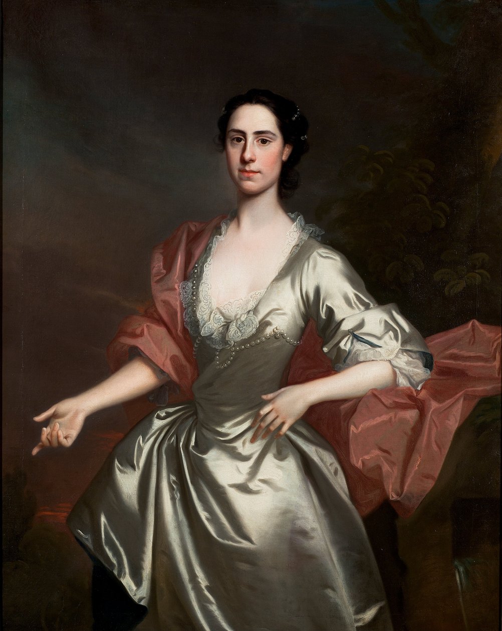 Stående av Lady Susanna Campbell, née Bernard (d. 1751) av Allan Ramsay