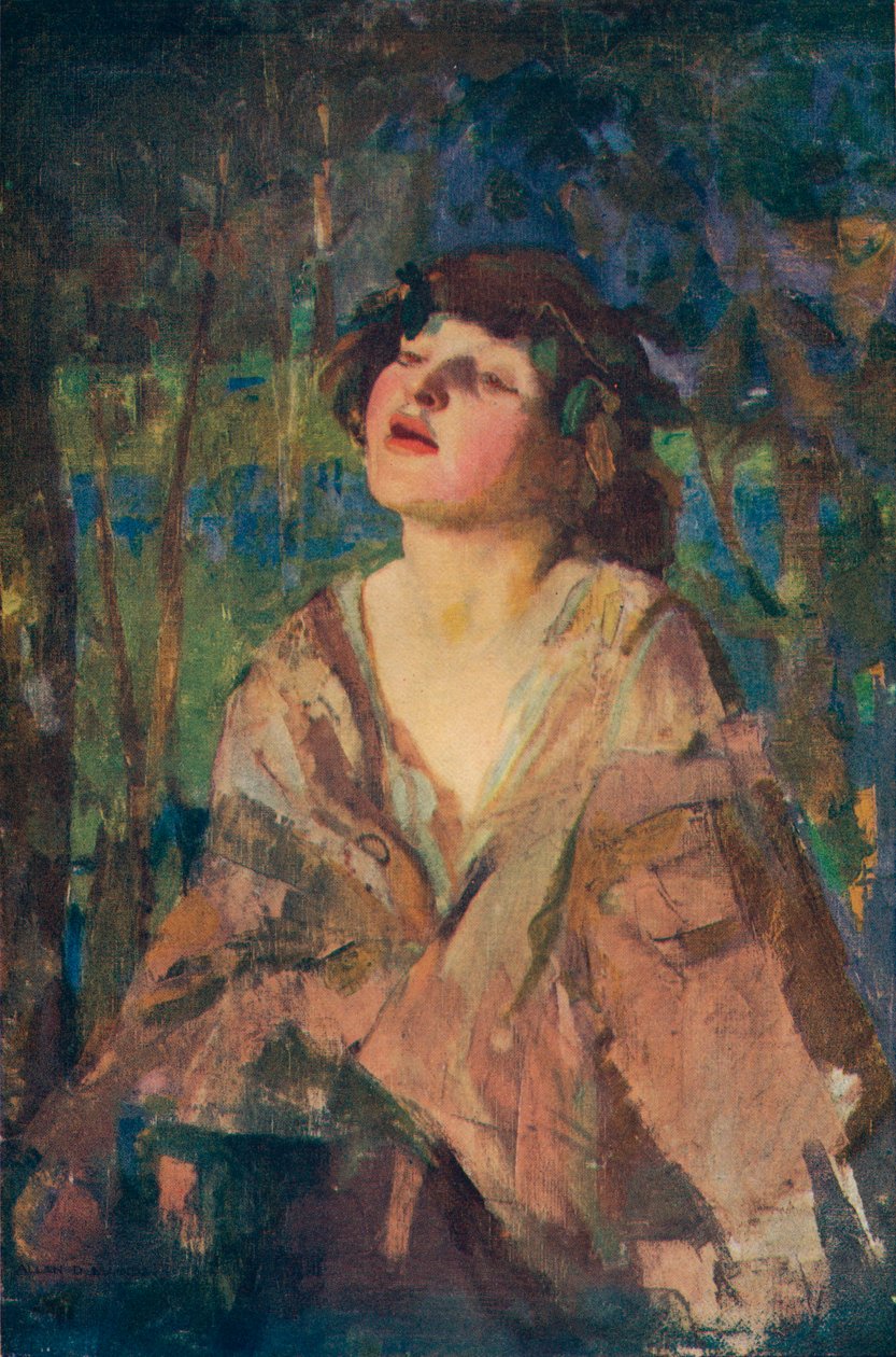 En röst i skogen, c1928 av Allan Douglass Mainds