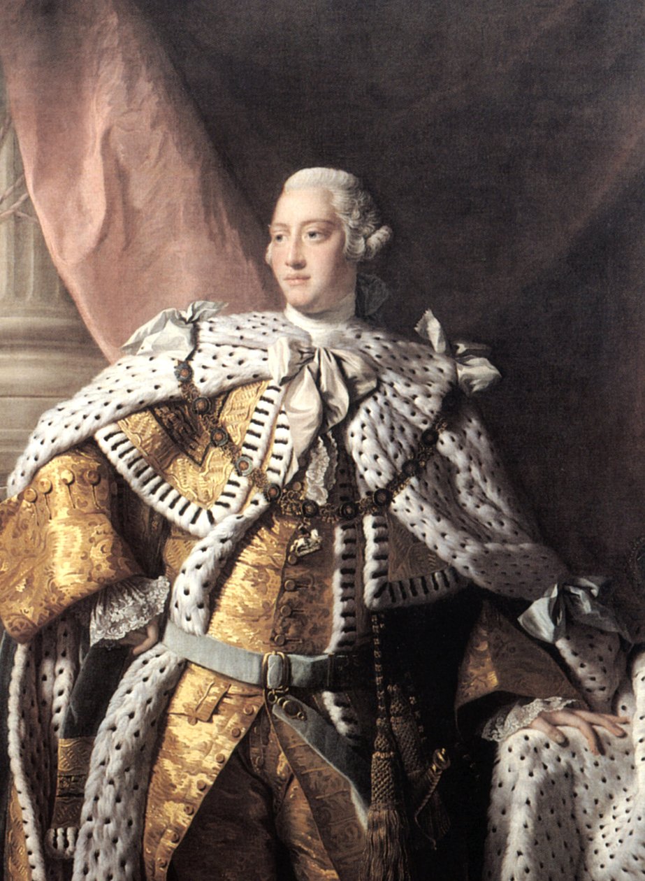 Kung Georg III, ca 1767 av Allan Ramsay