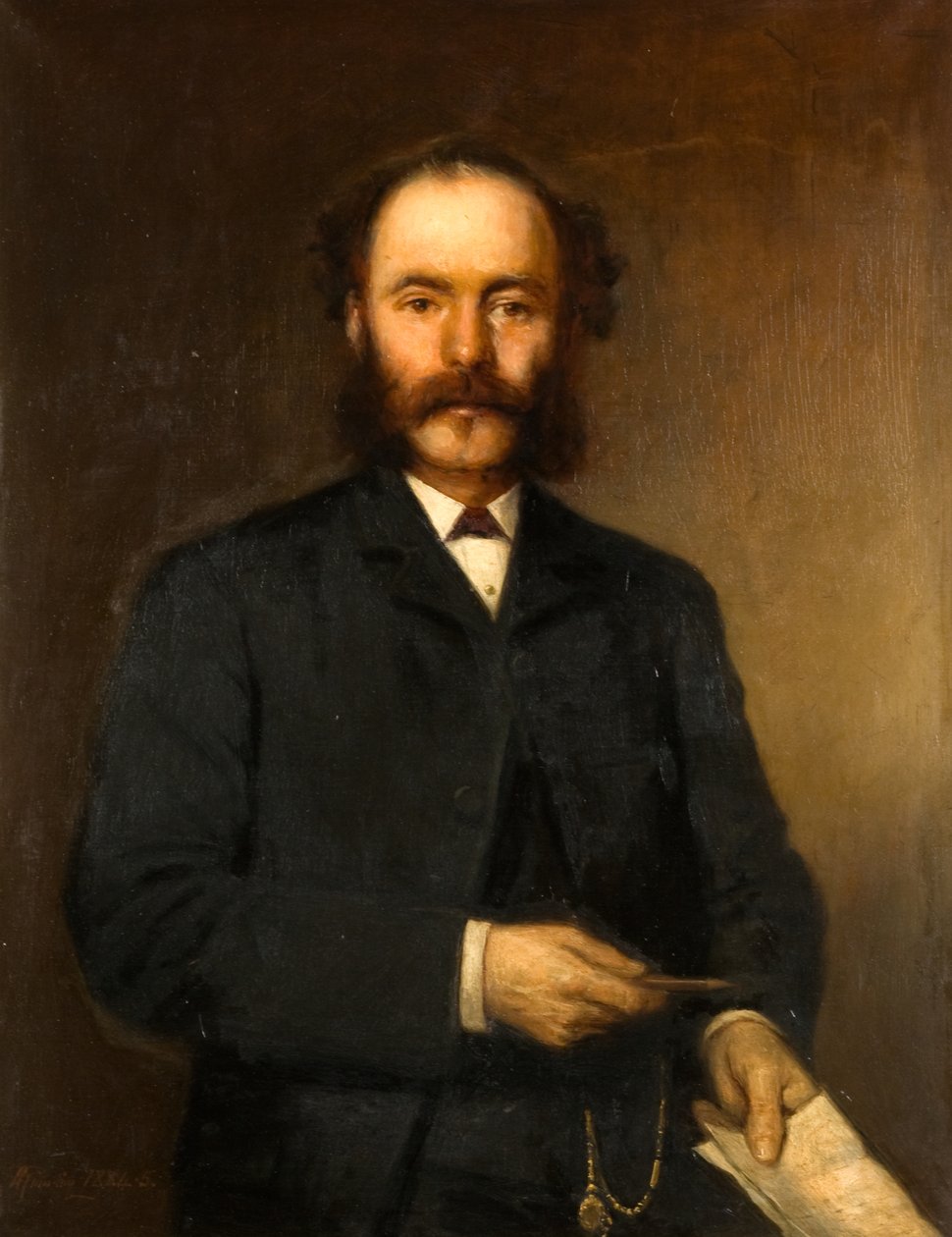 Porträtt av William H Phin av Allan Ramsay
