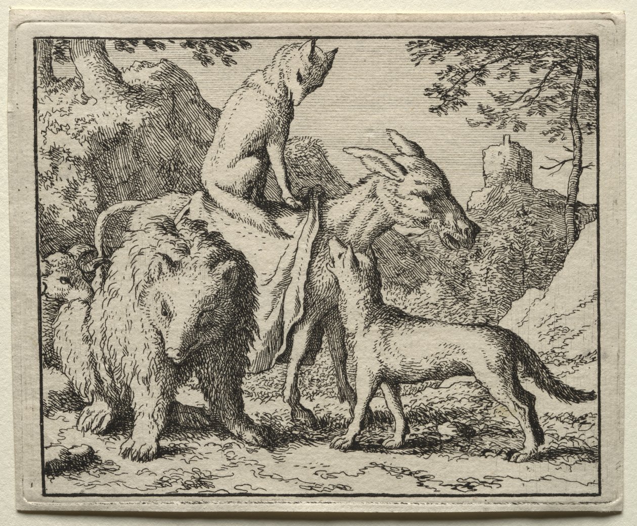 Reynard räven. av Allart van Everdingen