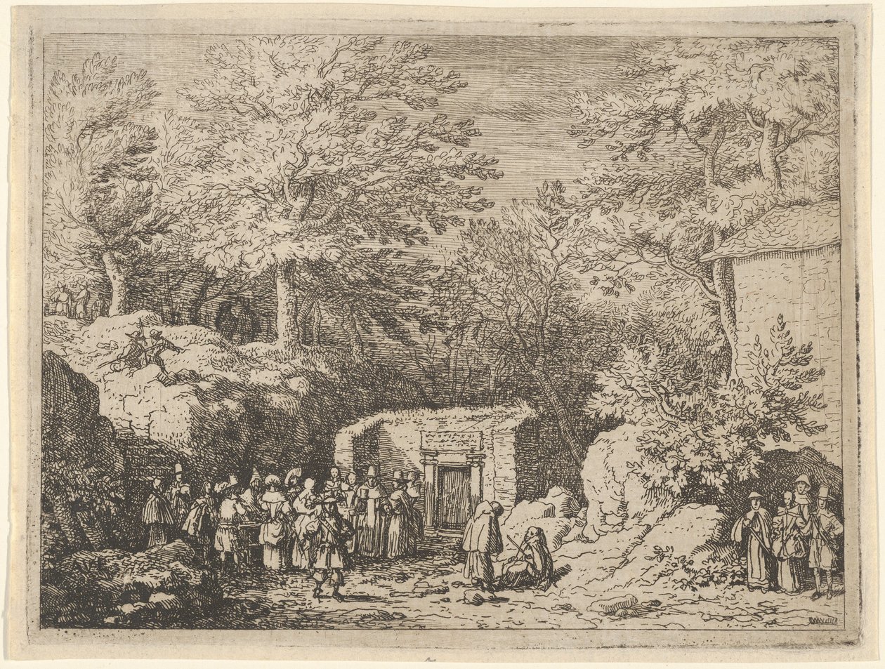 Den fjärde våren, 1600-talet. av Allart van Everdingen