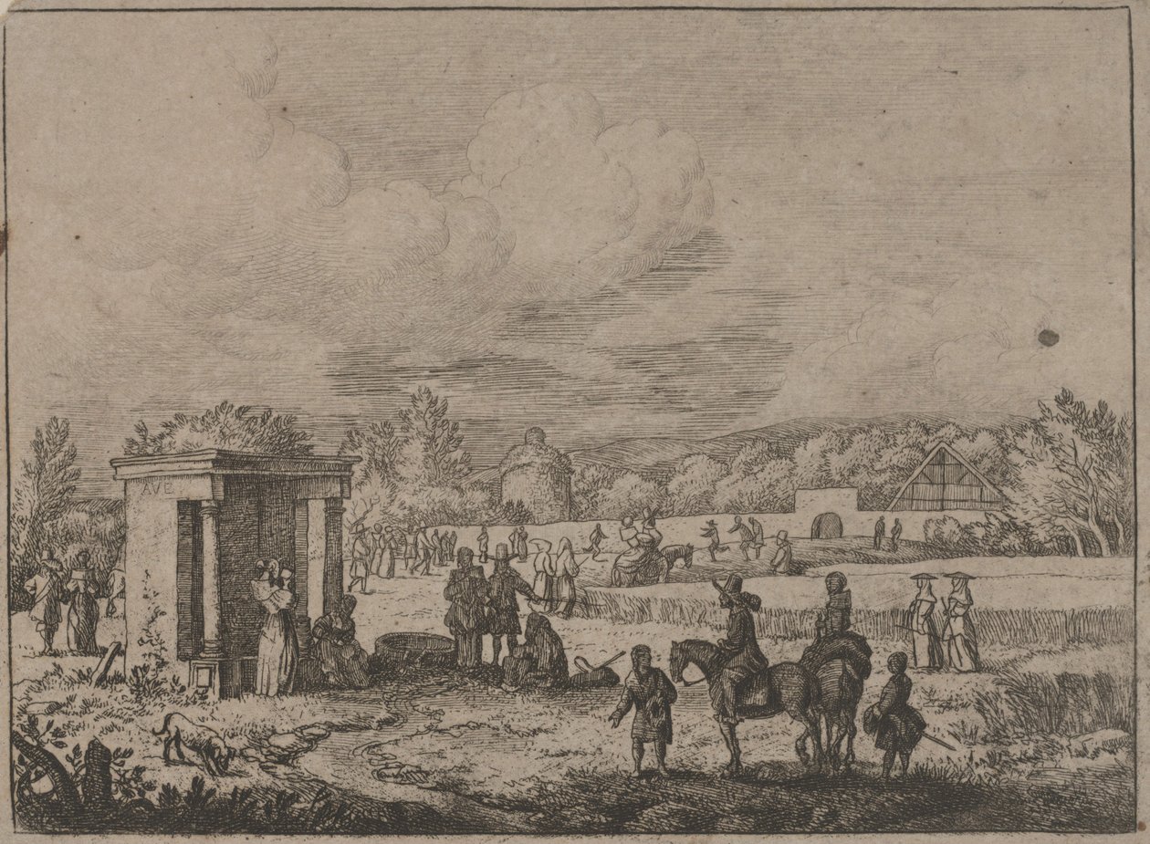 The Spring at Watroz, ca 1650 (etsning) av Allart van Everdingen