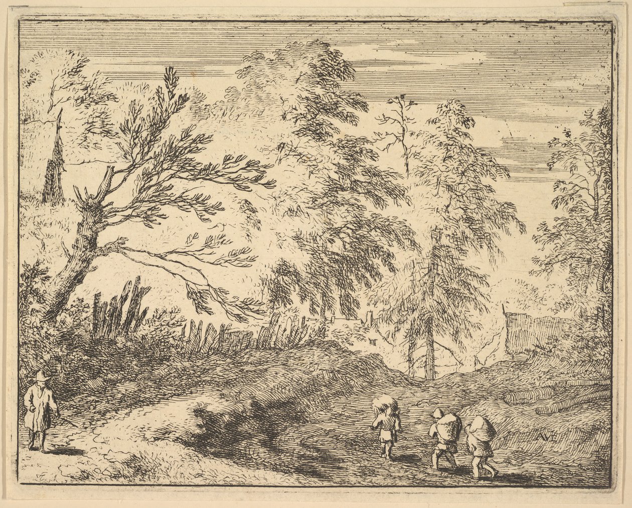 De tre bärarna. av Allart van Everdingen