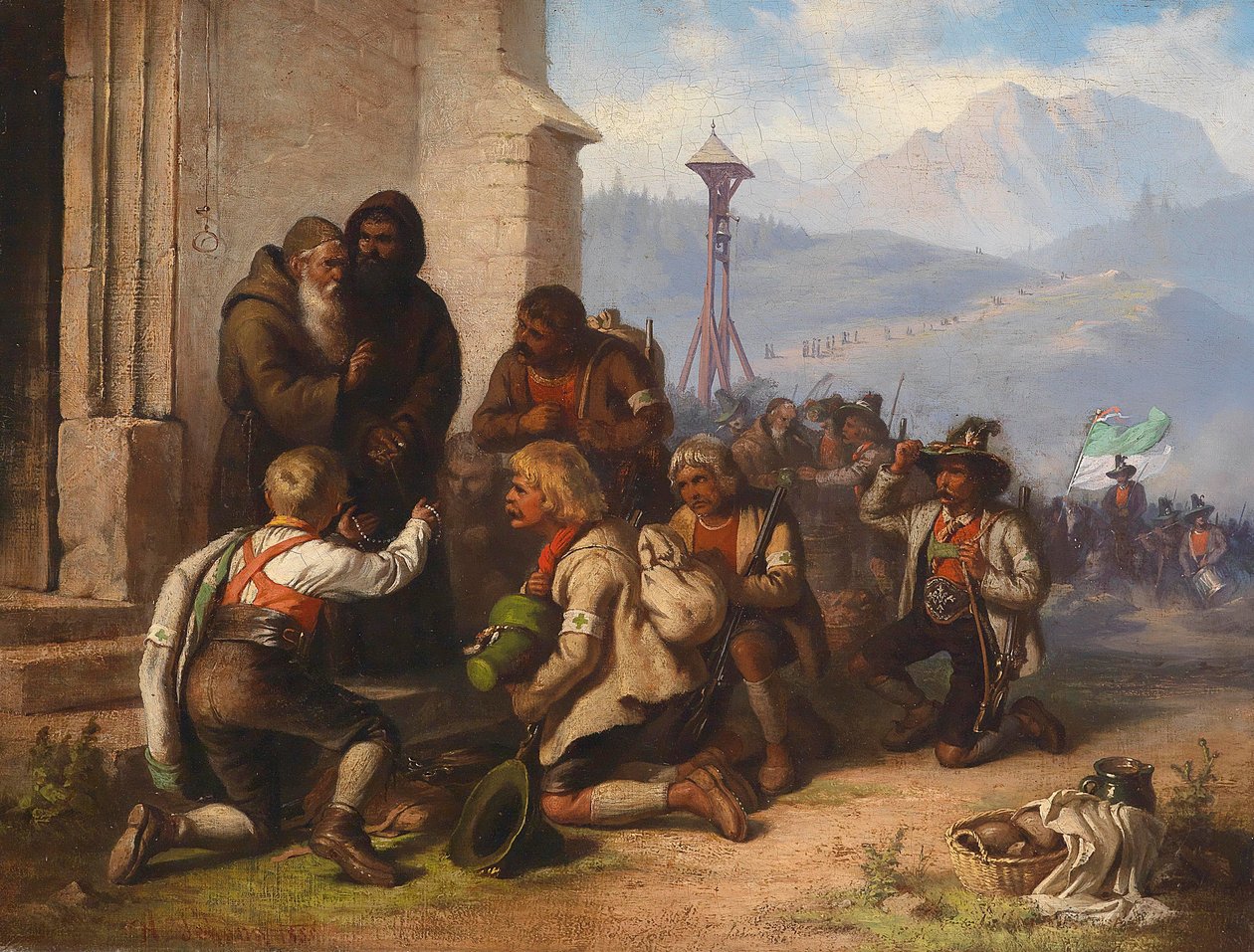 Tiroler pilgrimer av Alois Schonn