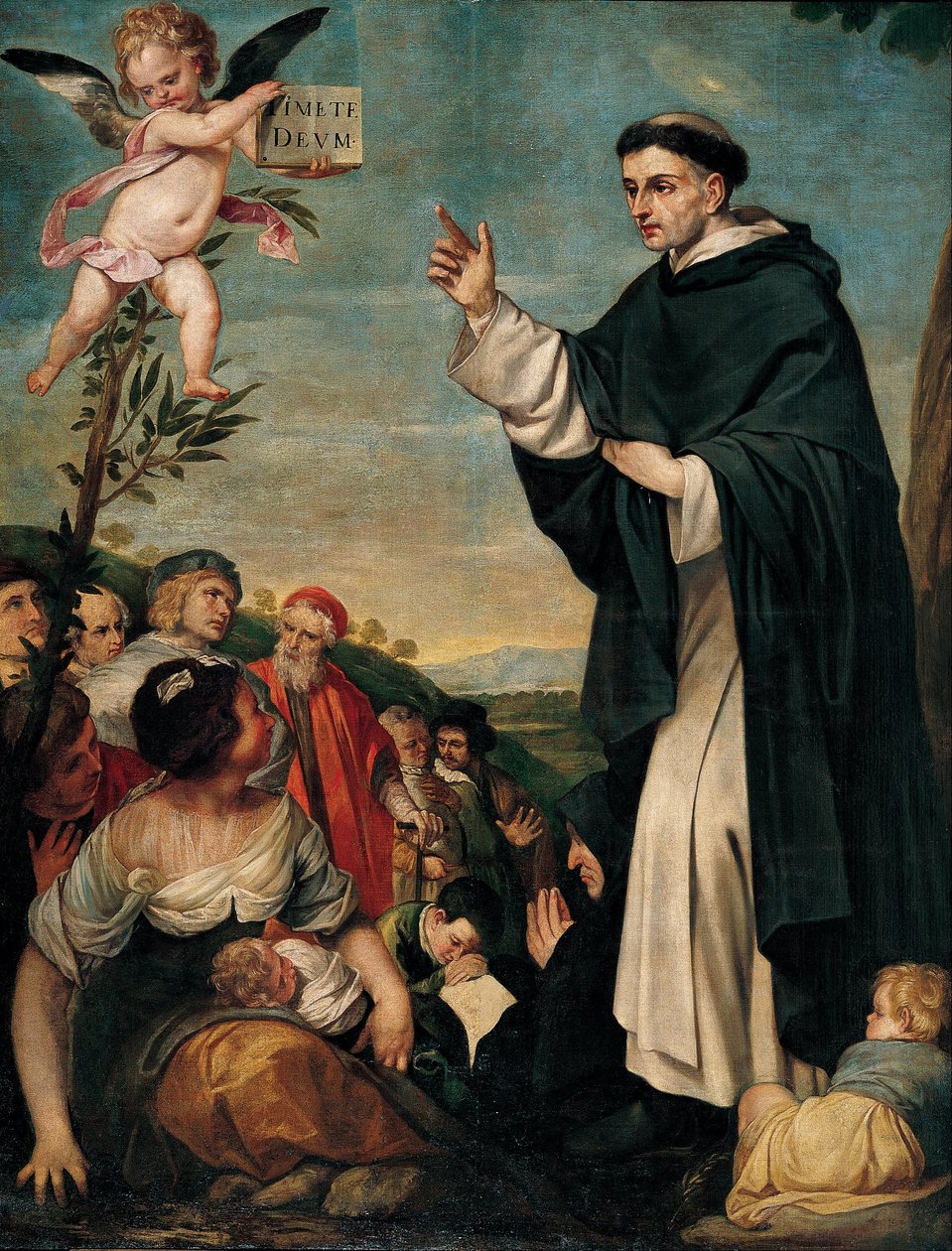 St. Vincent Ferrer predikar av Alonso Cano