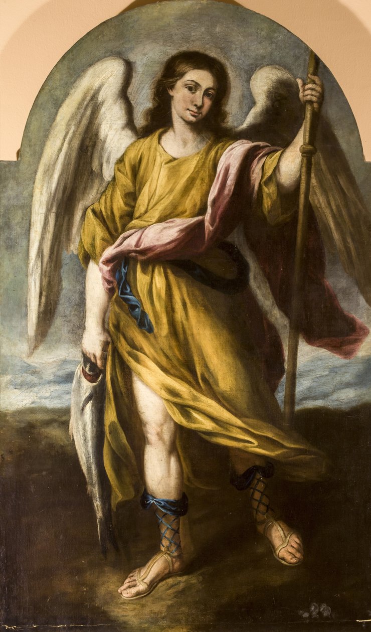 Ärkeängeln Sankt Rafael av Alonso Miguel de Tovar