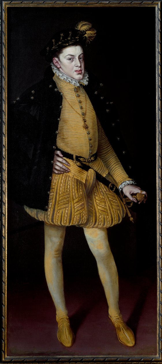 Porträtt av prins Don Carlos av Alonso Sánchez Coello