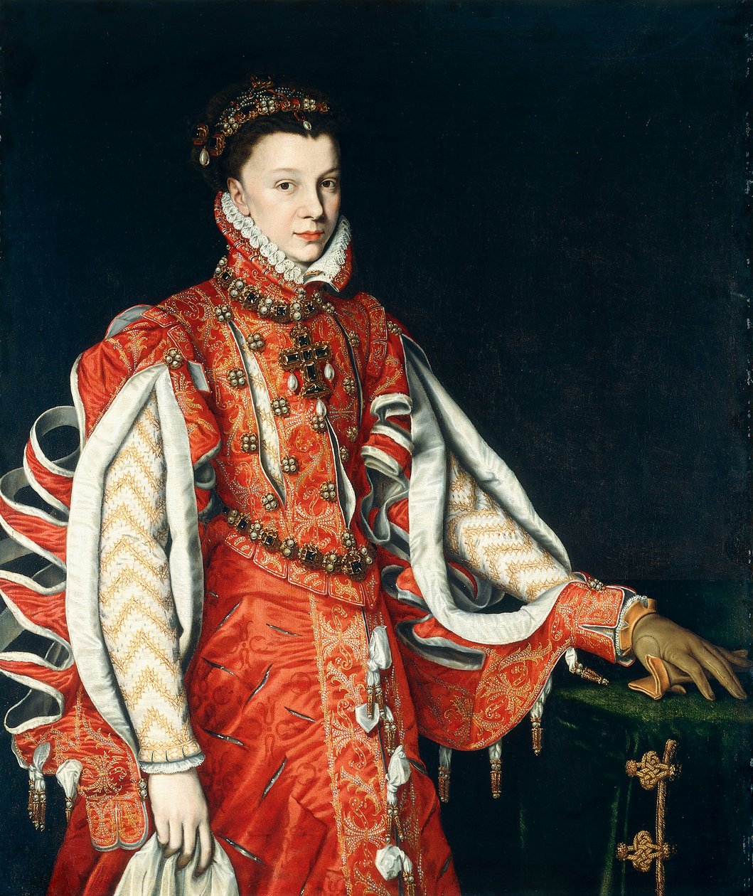 Elisabeth av Valois av Alonso Sánchez Coello