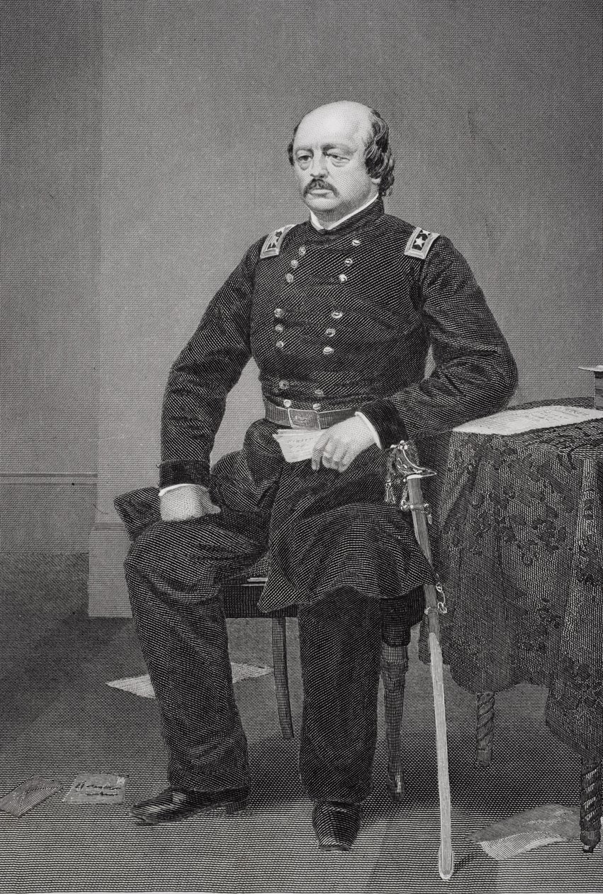 Benjamin Franklin Butler (1818-93) av Alonzo Chappel