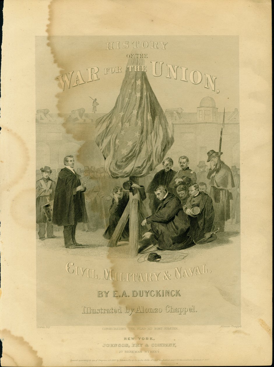 Consecrating the Flag at Fort Sumter av Alonzo Chappel