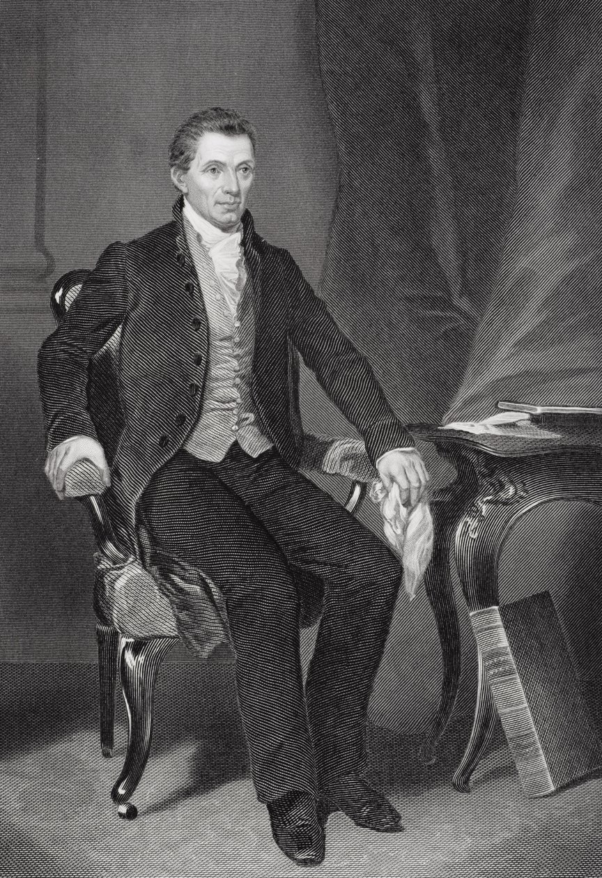 James Monroe (1758-1831) av Alonzo Chappel