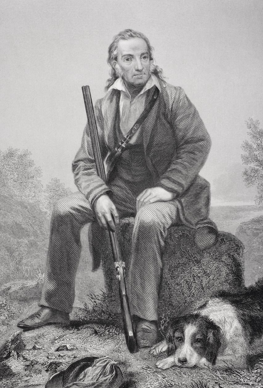 John James Audubon (1785-1851) av Alonzo Chappel