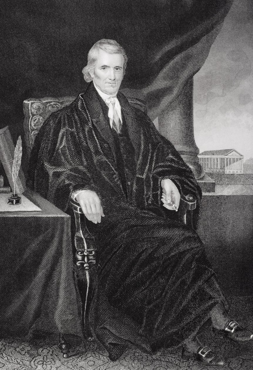 John Marshall (1755-1835) av Alonzo Chappel