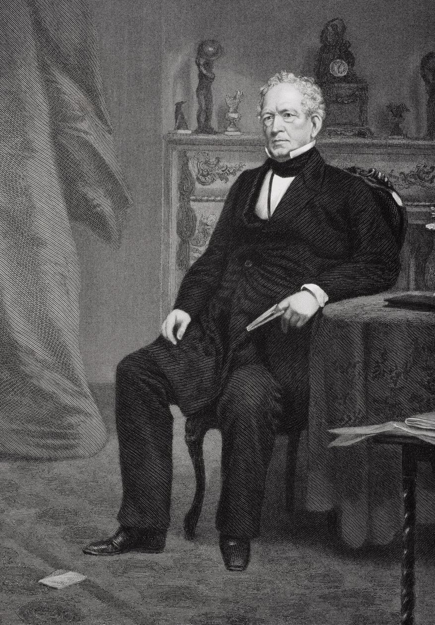 Porträtt av Edward Everett (1794-1865) av Alonzo Chappel