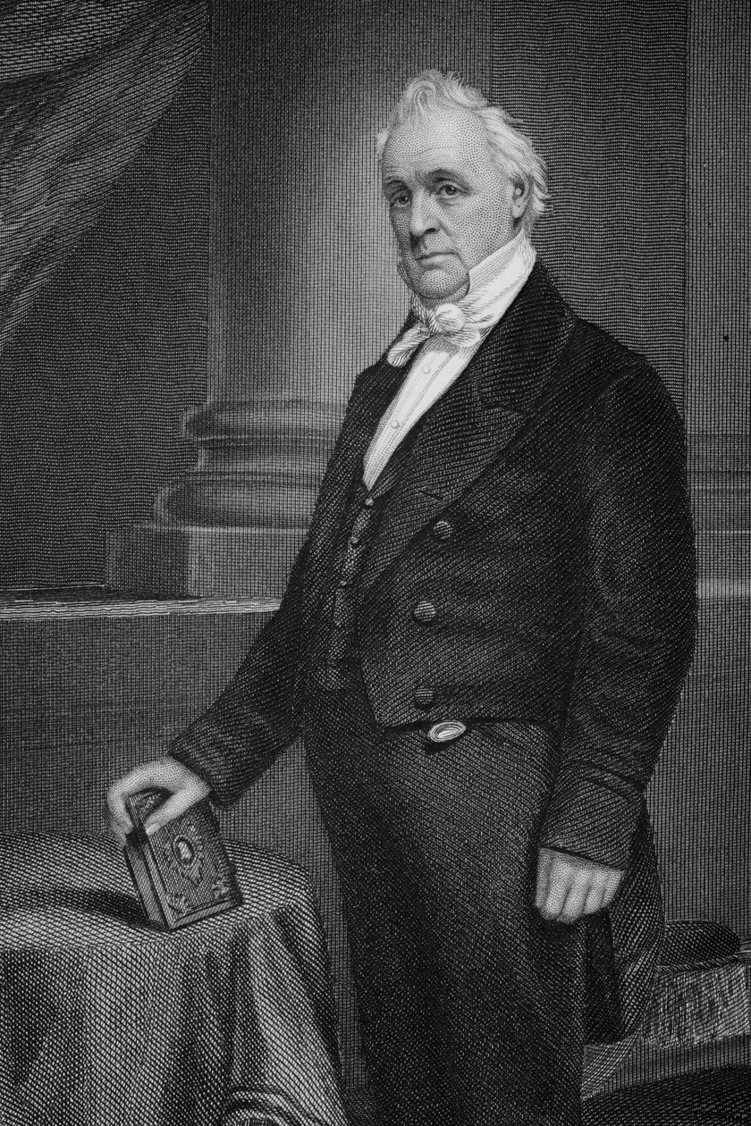 Porträtt av James Buchanan (1791-1868) (detalj av 254652) av Alonzo Chappel