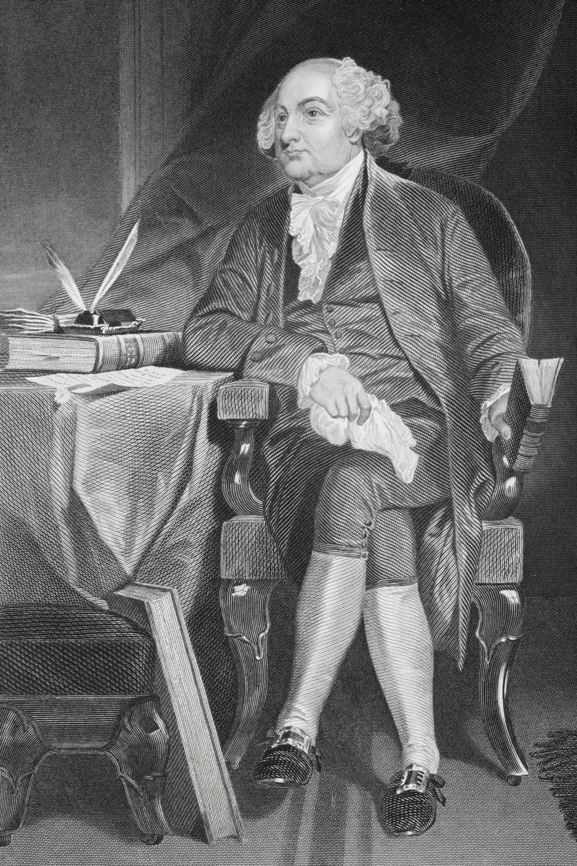 Porträtt av John Adams (1735-1826) av Alonzo Chappel