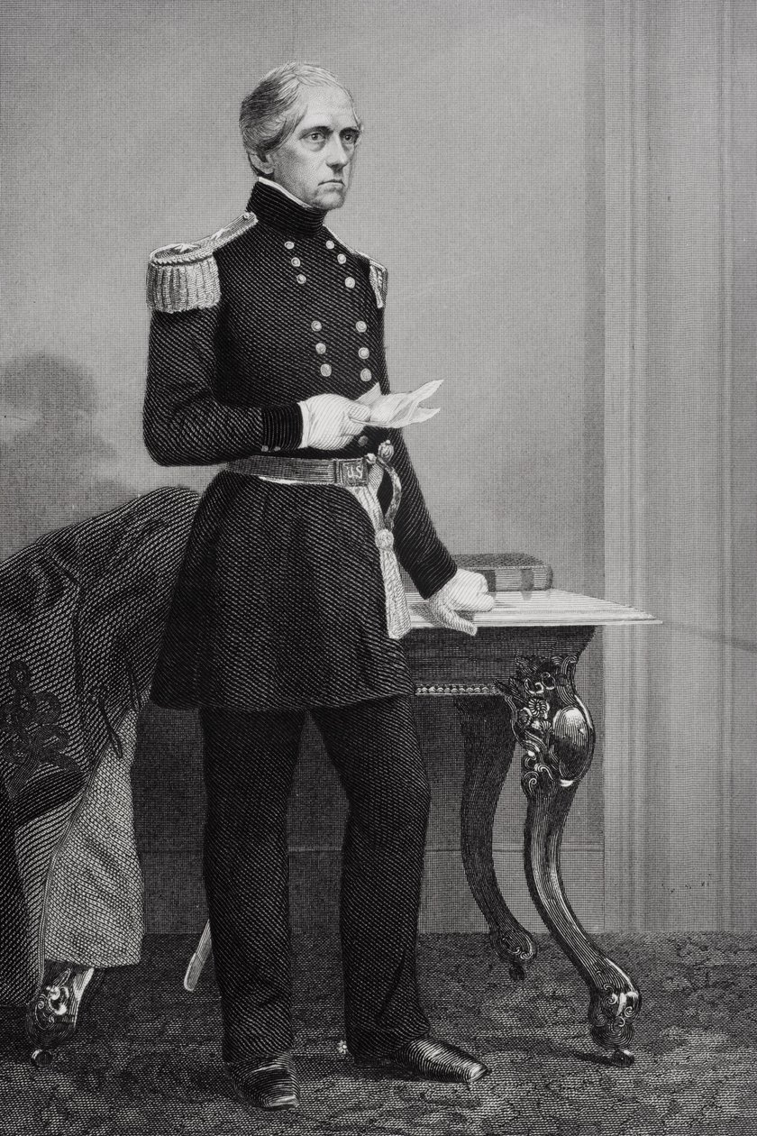 Porträtt av John Ellis Wool (1784-1869) av Alonzo Chappel