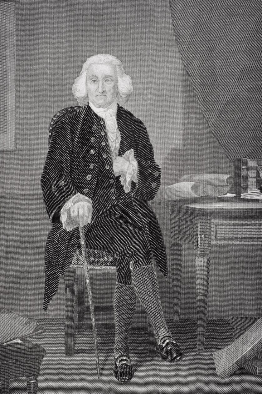 Porträtt av Jonathan Trumbull (1710-85) av Alonzo Chappel