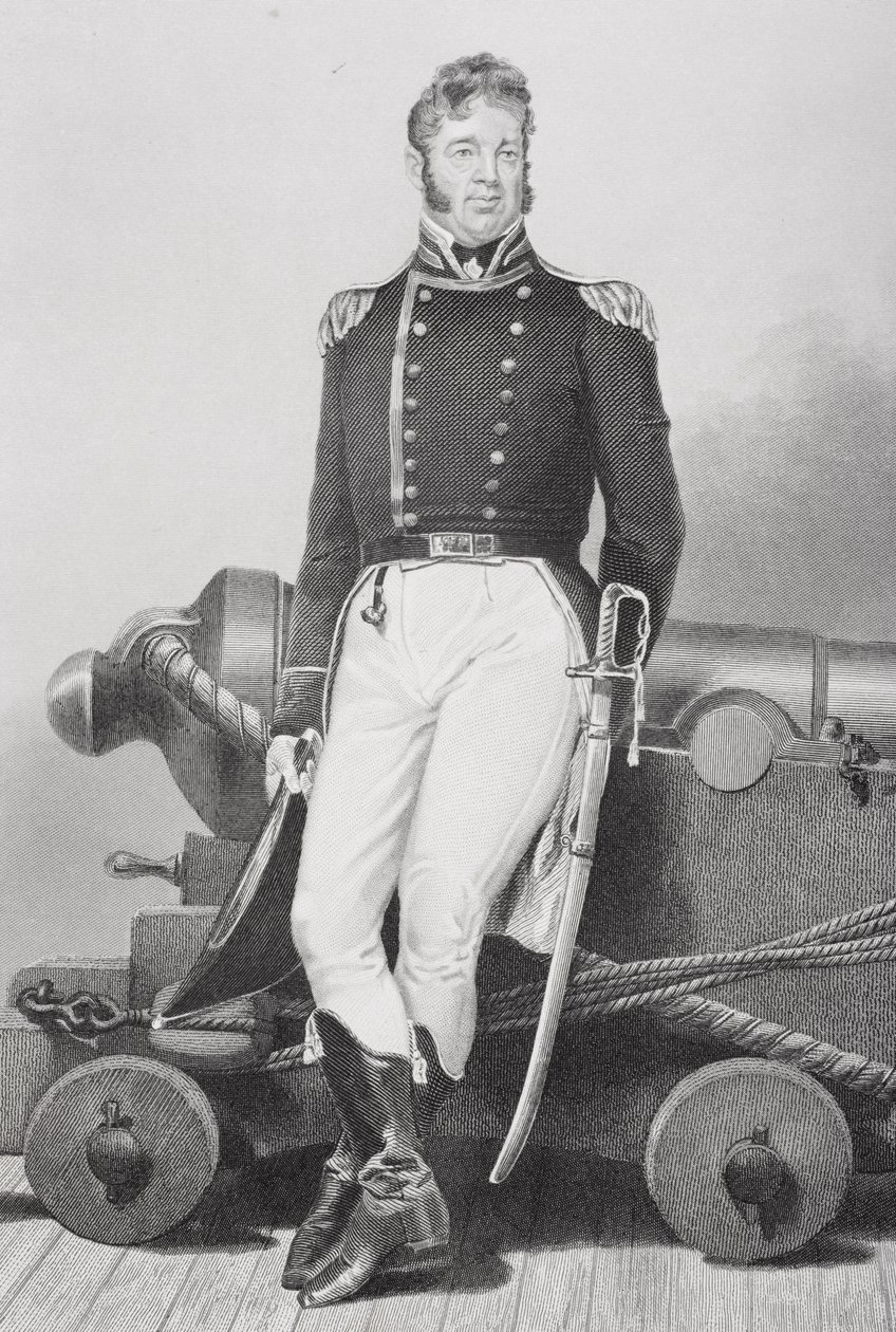 Porträtt av William Bainbridge (1774-1833) av Alonzo Chappel