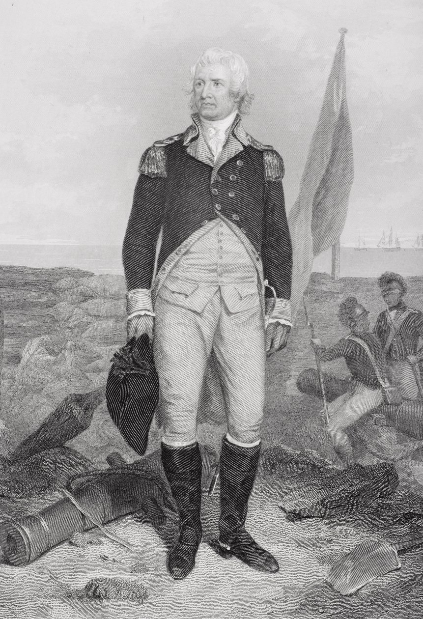 Porträtt av William Moultrie (1730-1805) av Alonzo Chappel