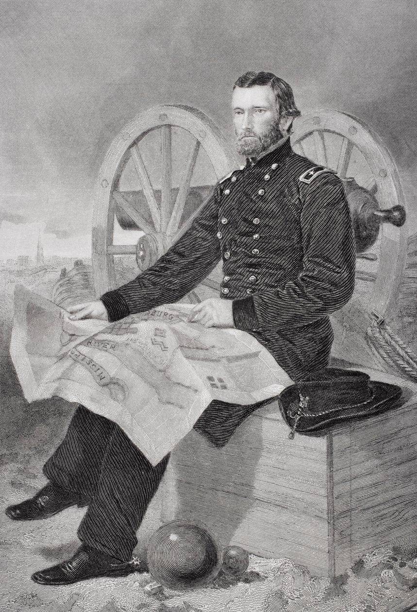 Ulysses S. Grant (1822-1885) av Alonzo Chappel