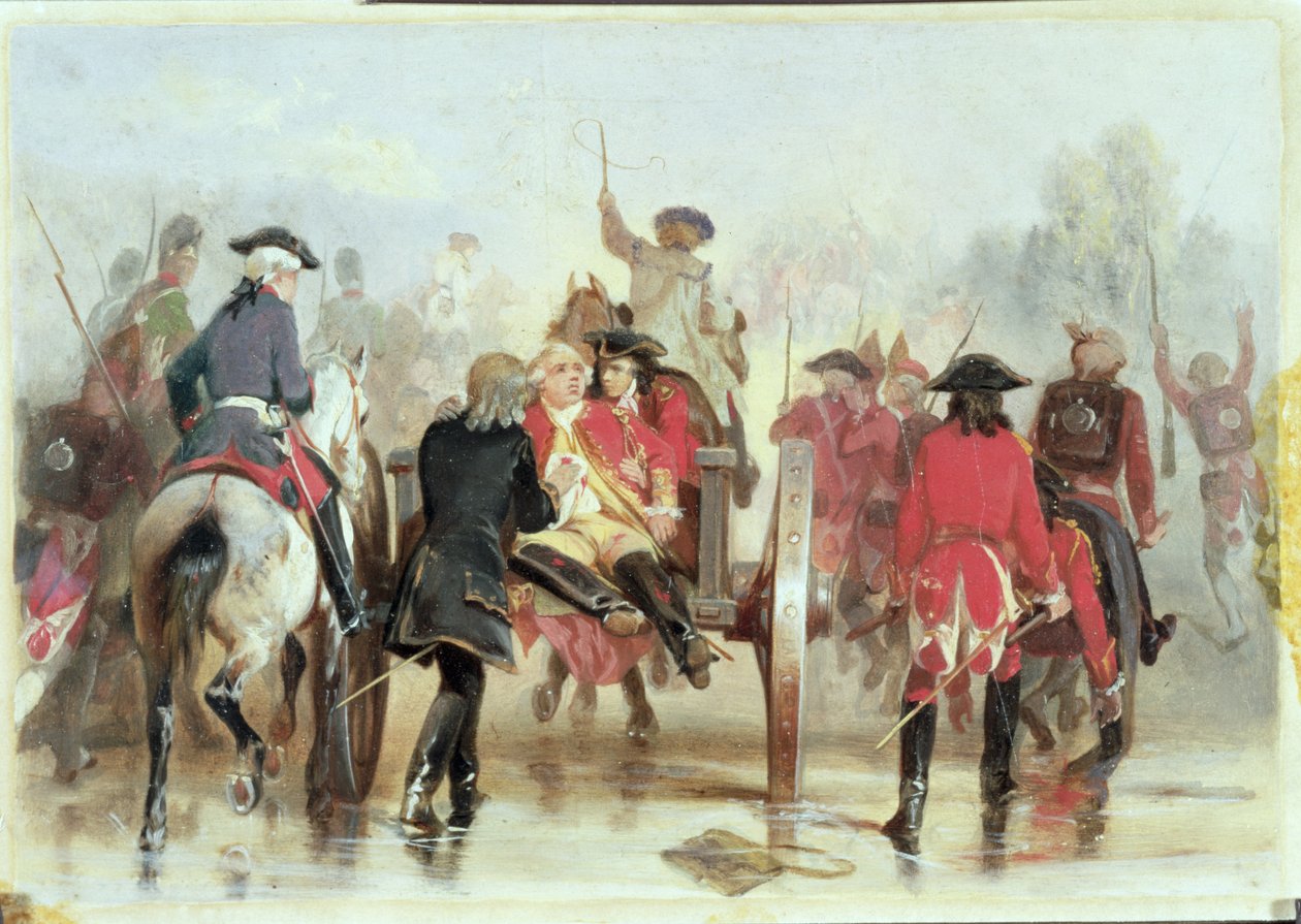Braddocks Retreat den 9 juli 1755, 1865 av Alonzo Chappel