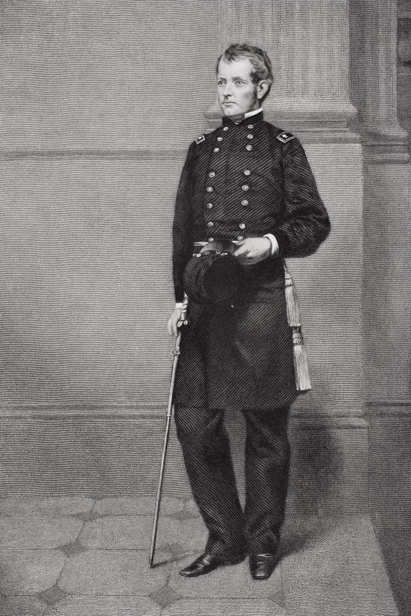 Porträtt av Joseph Hooker (1814-79) av Alonzo Chappel