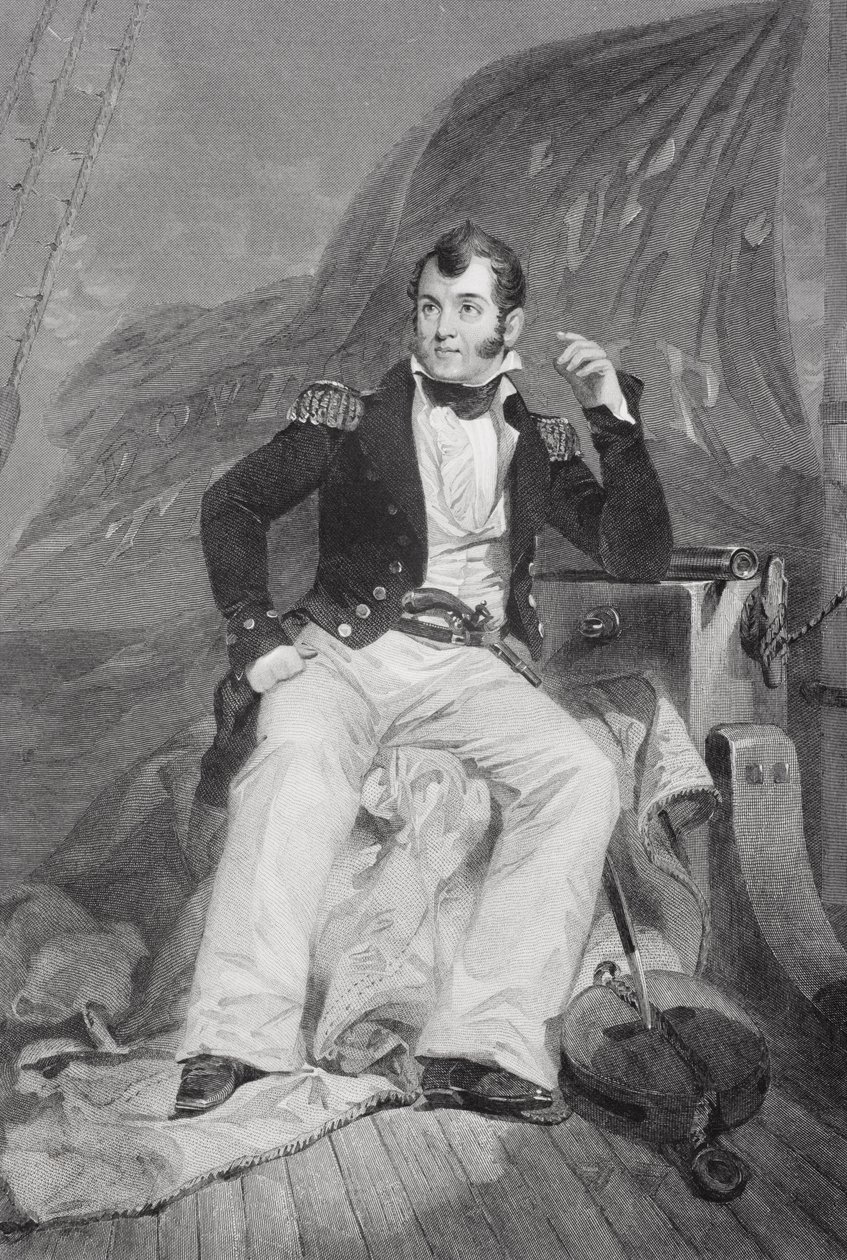 Porträtt av Oliver Hazard Perry (1785-1819) av Alonzo Chappel