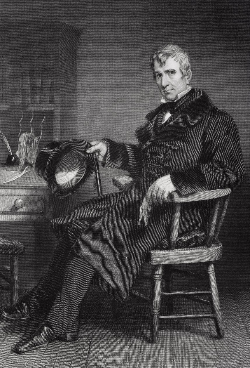 Porträtt av William Henry Harrison (1773-1841) av Alonzo Chappel