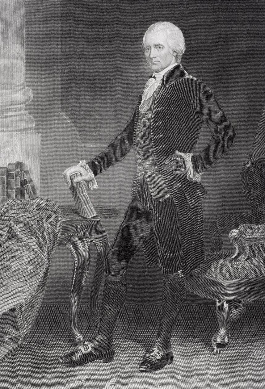 Richard Henry Lee (1732-94) av Alonzo Chappel