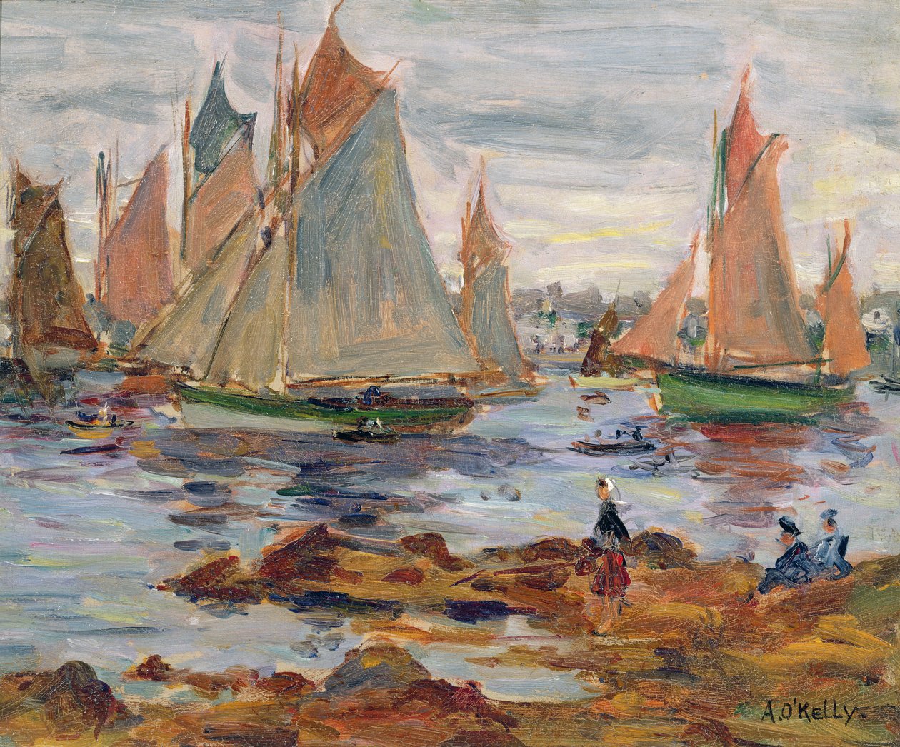 Hamnen i Concarneau av Aloysius C. O