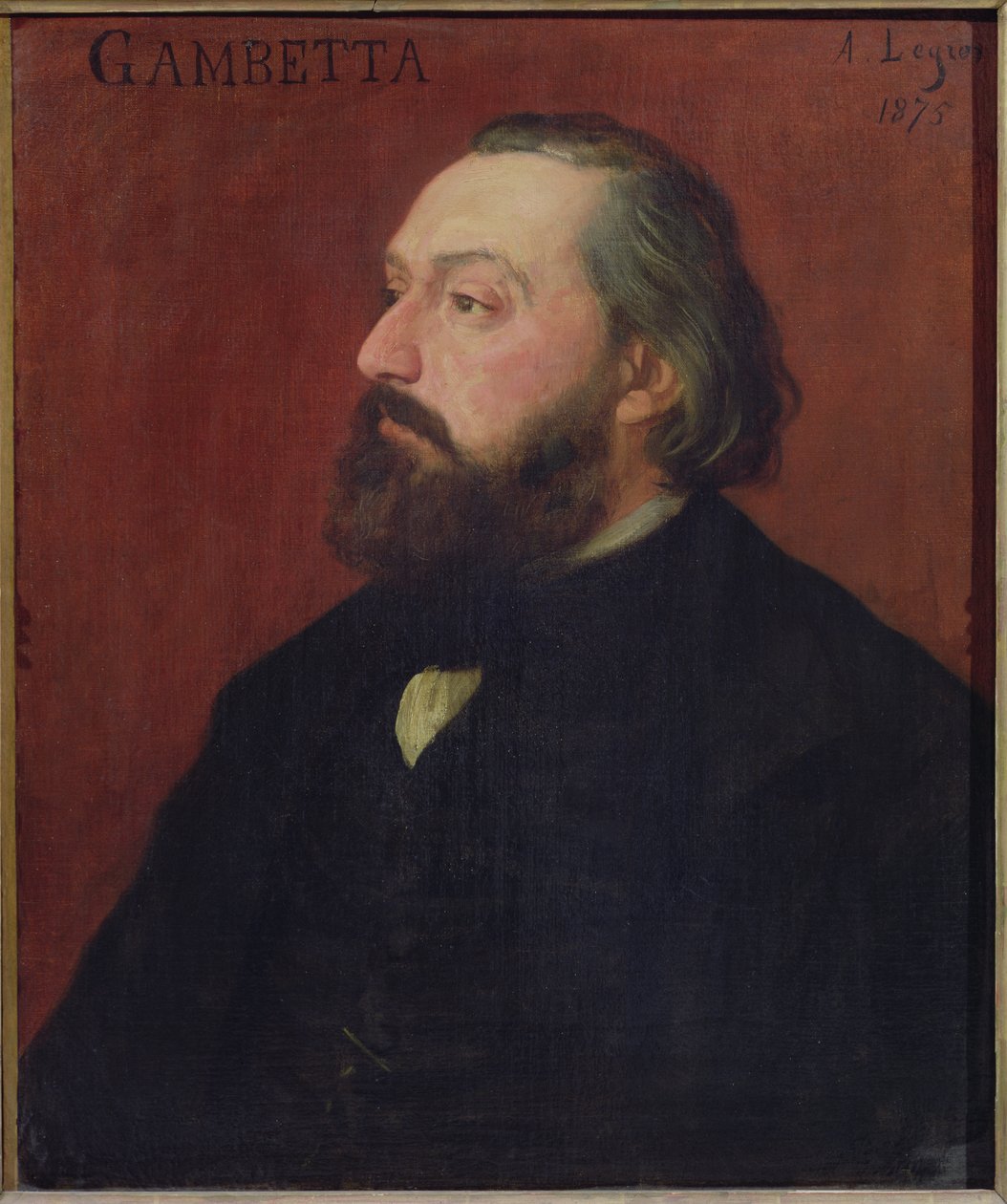 Leon Gambetta (1838-82) 1875 av Alphonse Legros
