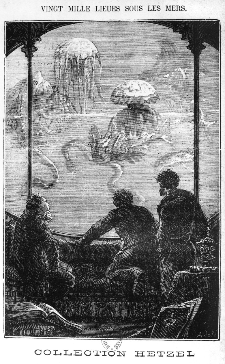 The Nautilus Passengers, illustration fra 